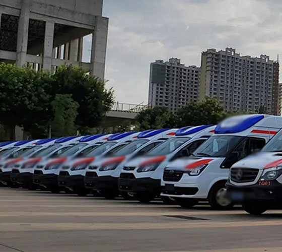 罗山县服务车队展示